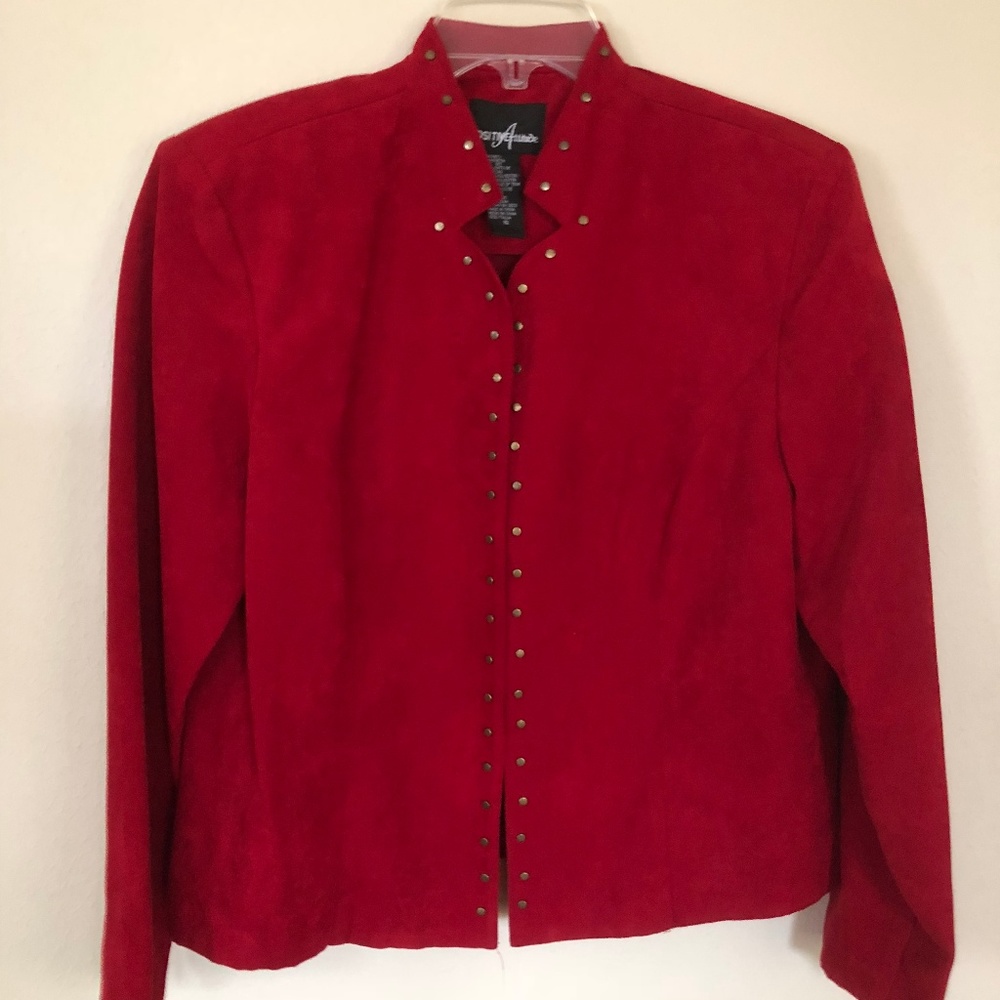 Red Suede Cloth Jacket